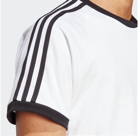 adidas t shirt schwarz weiße streifen|adidas 3.